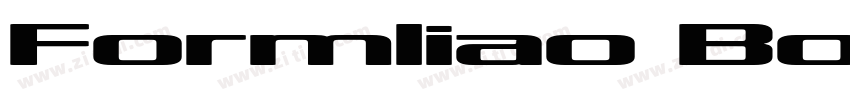 Formliao Boldwide字体转换
